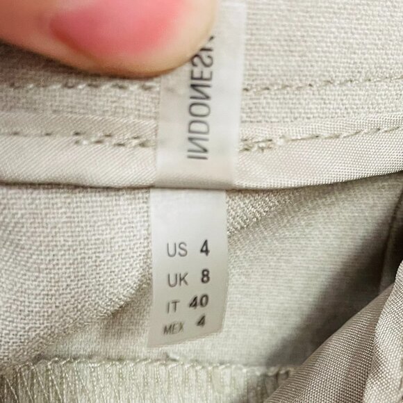 Tahari Women's Tan Loose Sleek Business Causal Pants Size 4 - Picture 7 of 13